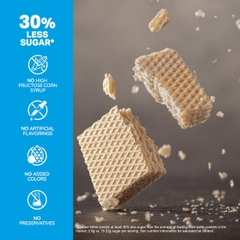 Bánh xốp Socola hạt dẻ Loacker Milky  Minis Chocolate Bag 800g mix 3 vị socola hạt dẻ, socola đen và socola vị vani  80 gói nhỏ