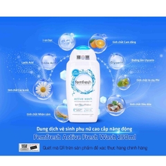 Dung dịch vệ sinh phụ nữ cao cấp năng động Femfresh Active Wash 250ml