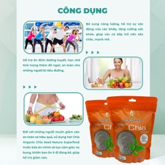 Hạt chia hữu cơ Úc Organic Chia Seed Nature Superfood gói 1kg