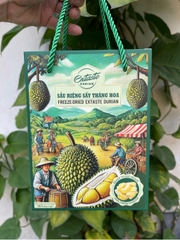 Sầu riêng sấy thăng hoa Freeze Dried Extaste Durian 100g Ready to eat Snack