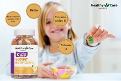 Vitamin tổng hợp Gummy Multivitamin Healthy Care kẹo dẻo bổ sung vitamin cho bé 250 viên