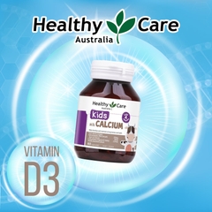 Canxi sữa cho bé Healthy Care Kids Milk Calcium 60 viên