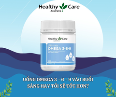 Omega 369 dầu cá hỗ trợ tim mạch, thị lực Healthy Care  Ultimate 200 viên