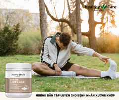 Sụn vi cá Healthy Care shark cartilage 750mg hỗ trợ xương khớp hộp 200 viên