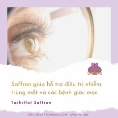 Nhụy hoa nghệ tây Tashrifat Saffron hỗ trợ làm đẹp và tăng cường sức khỏe 1g