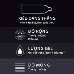 Bao cao su Durex Performa hộp 12 cái