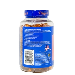 Dầu cá Hồi Pure Alaska Omega Wild Alaskan Salmon Oil Omega-3 1000mg 210 viên hỗ trợ tim mạch, huyết áp và trí não