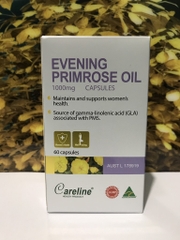 Tinh dầu hoa anh thảo ép lạnh Careline Evening Primrose Oil 1000mg 60 viên
