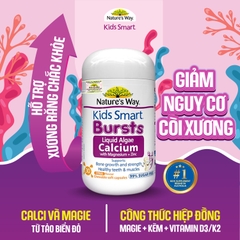 Nature’s Way Kids Smart Bursts Liquid Calcium 30 viên