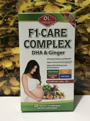 Vitamin tổng hợp cho phụ nữ mang thai và cho con bú Olympian Labs F1 - Care Complex DHA & Ginger