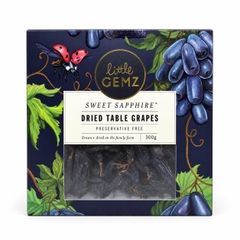 Nho khô Ngón Tay Little Gemz Sweet Sapphire Dried Grapes Clusters 300g (New) Đặc sản độc bản từ vùng Robinvale Úc