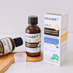 Siro giảm ho có đờm dạng lỏng Brauer Chesty Cough cho bé từ 2 tuổi trở lên 100ml
