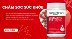 Bổ tim Coenzyme Q10 150mg Healthy Care Úc tăng cường sức khỏe tim mạch 100 viên
