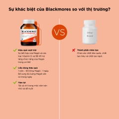 Blackmores bio magnesium giảm chuột rút của cơ bắp và cứng cơ, duy trì sức khỏe tim, xương và hệ thần kinh
