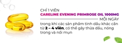 Tinh dầu hoa anh thảo ép lạnh Careline Evening Primrose Oil 1000mg 60 viên