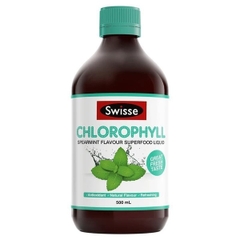 Nước diệp lục Swisse Chlorophyll thanh lọc cơ thể nhập khẩu Úc 500ml (Xanh)