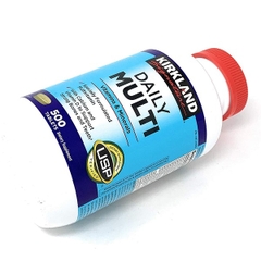 Thực phẩm bảo vệ sức khỏe Kirkland Signature Daily Multi 500 viên vitamin tổng hợp dưới 50 tuổi hộp 500 viên