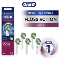 Bộ 5 đầu bàn chải thay thế bàn chải điện Oral B Power Toothbrush Floss Action Refills
