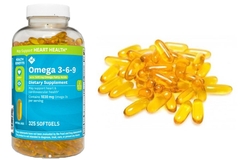 Viên uống bổ sung dầu cá Omega 3 6 9 Member’s Mark Supports Heart Health 325 viên