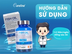 Dầu cá hồi đại dương Úc Careline Fish oil hộp 100 viên