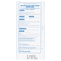 Nature's Way Kids Smart Drops DHA - Hỗ trợ phát triển não bộ, thị lực cho trẻ 20ml