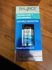 BALANCE ACTIVE FORMULA HYALURONIC ACID + CERAMIDES DOUBLE BOOSTER 30ML