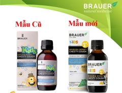 Siro giảm ho có đờm dạng lỏng Brauer Chesty Cough cho bé từ 2 tuổi trở lên 100ml