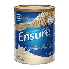 Sữa bột ensure  abbott vanilla 850g nội địa Úc hương vani giàu dinh dưỡng hộp 850g