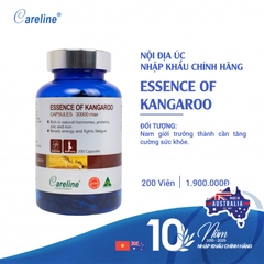 Careline Essence Of Kangaroo 200 viên - Hỗ trợ tăng cường sức khỏe nam giới 60 viên