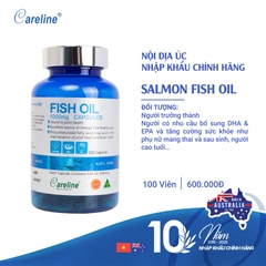 Dầu cá hồi đại dương Úc Careline Fish oil hộp 100 viên