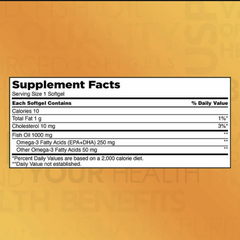 Dầu cá Fish Oil 1000mg Kirkland Signature sáng mắt, tăng thị lực hộp 400 viên