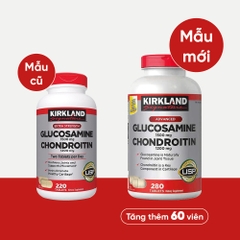 Glucosamine 1500mg Chondroitin 1200mg Kirkland Signature hộp 280 viên
