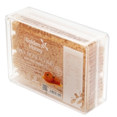 Mật ong bánh tổ nguyên chất golden honey honeycomb chín tự nhiên từ tổ ong hộp 500g
