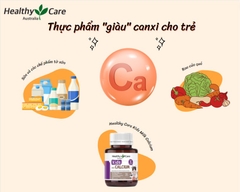 Canxi sữa cho bé Healthy Care Kids Milk Calcium 60 viên