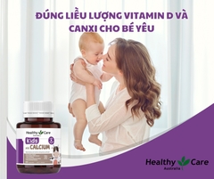 Canxi sữa cho bé Healthy Care Kids Milk Calcium 60 viên