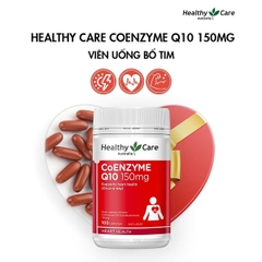 Bổ tim Coenzyme Q10 150mg Healthy Care Úc tăng cường sức khỏe tim mạch 100 viên