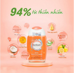 Dung Dịch vệ sinh phụ nữ cao cấp hàng ngày Femfresh Daily Intimate Wash 150ml