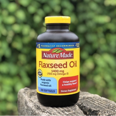 Dầu hạt lanh Omega 369 Flaxseed Oil Nature Made 1400mg hộp 300 viên 