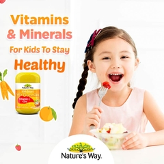 Kẹo Dẻo Nature's Way Kids Smart Vita Gummies Vitamin C+ ZinC – Bổ sung kẽm và vitamin C tăng sức đề kháng cho trẻ