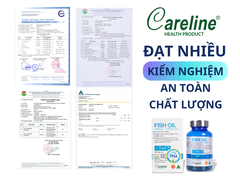 Dầu cá hồi đại dương Úc Careline Fish oil hộp 100 viên