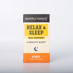 Viên uống Mason Natural Relax & Sleep Hỗ trợ cải thiện và nâng cao chất lượng giấc ngủ 90 viên