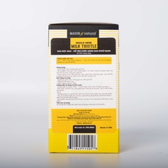 Viên Uống Bổ Gan Mason Natural Milk Thistle 500mg Lọ 60 Viên Hỗ Trợ Giải Độc, Bổ Gan, Cải Thiện Chức Năng Gan