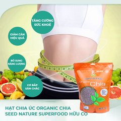 Hạt chia hữu cơ Úc Organic Chia Seed Nature Superfood gói 1kg