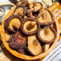 Nấm Hương Sấy Giòn DJ&A Shiitake Mushroom Crisps 300g snack ăn vặt heatthy lành mạnh từ nấm thật