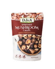 Nấm Hương Sấy Giòn DJ&A Shiitake Mushroom Crisps 300g snack ăn vặt heatthy lành mạnh từ nấm thật