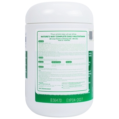 Vitamin tổng hợp Nature’s Way complete daily multivitamin 200 viên  bổ sung Vitamin và khoáng chất