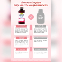 Nature's Way Kids Smart Multi Iron Liquid - Hỗ trợ bổ sung sắt và các vi chất cần thiết cho trẻ nhỏ dạng nước