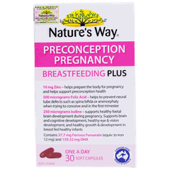 Nature's Way PreConception Pregnancy Breastfeeding Plus - Bổ sung vitamin tổng hợp cho bà bầu