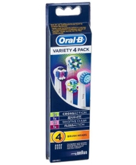 Bộ 4 đầu bàn chải điện thay thế ngẫu nhiên oral b variety refills nội địa Úc