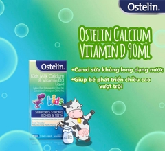 Canxi và vitamin d3 cho bé ostelin kid milk calcium vitamin D3 liquid 90ml tăng chiều cao